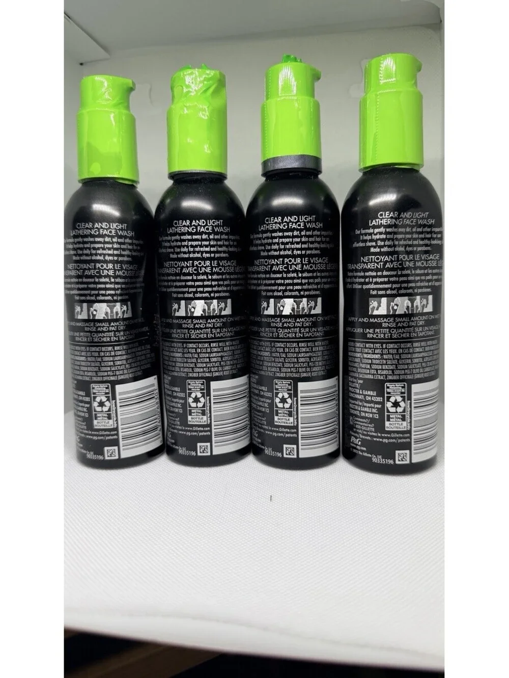 4x Gillette Labs Skincare Gentle & Rapid Hydrating Face Wash 5 oz Each